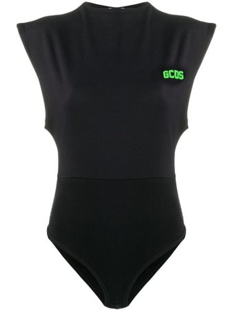 Gcds short-sleeved Logo Bodysuit - Farfetch