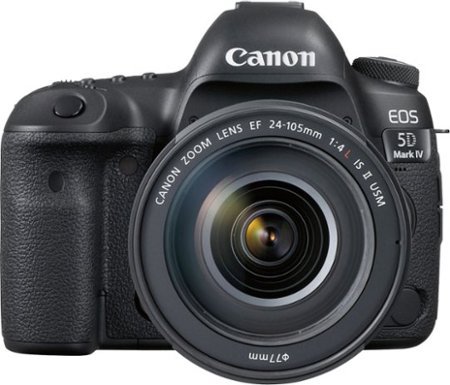 DSLR Body & Lens - Package Canon EOS 5D Mark IV DSLR Camera with 24-105mm f/4L IS II USM Lens Black + 3 more items - Best Buy
