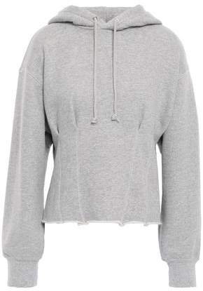 The Pintuck French Cotton-terry Hoodie