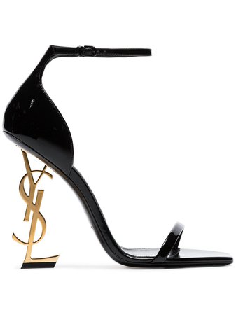 Shop Saint Laurent Opyum 110mm sandals with Express Delivery - FARFETCH