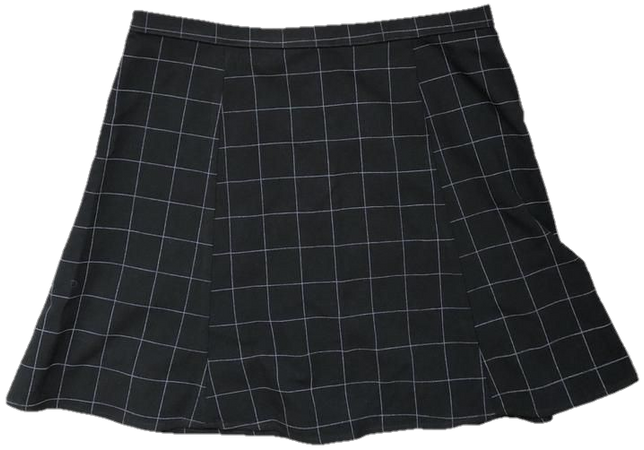 American Apparel Grid Skirt