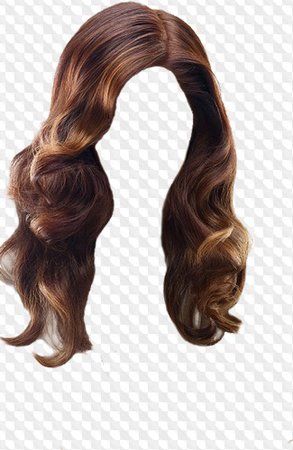 Hairstyles with long hair PNG, PSD
