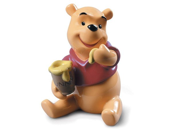 Porcelain decorative object WINNIE THE POOH Disney Collection By Lladró