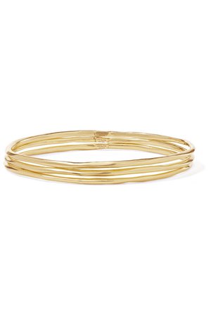 Ippolita | Classico set of three 18-karat gold bangles | NET-A-PORTER.COM