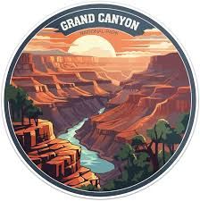 grand canyon sticker