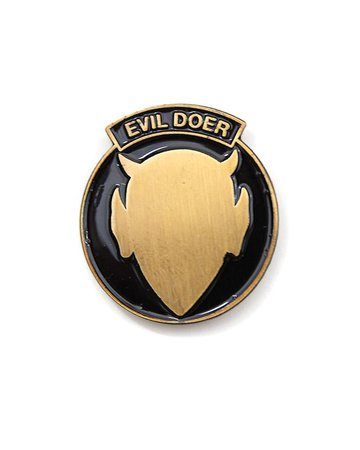 Evil Doer Pin – Strange Ways