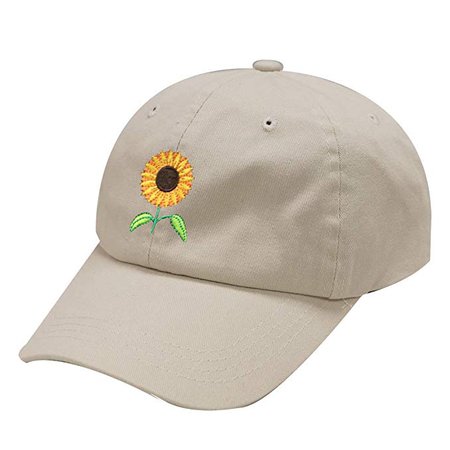 City Hunter C104 Sunflower Cotton Baseball Dad Caps - Multi Colors (Putty) at Amazon Women’s Clothing store: