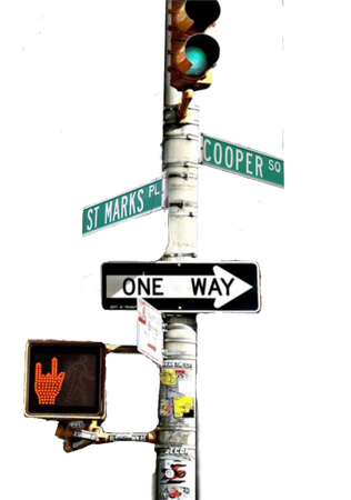 NYC street sign