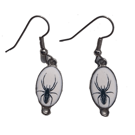 spider dangle earrings