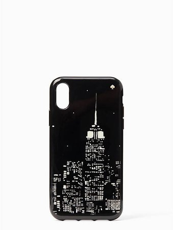 glow in the dark skyline iphone xr case | Kate Spade New York