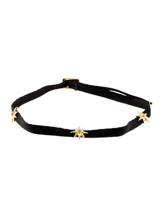 SHAY 18K Diamond Celestial Star Choker Necklace - Necklaces - SHAYY20045 | The RealReal