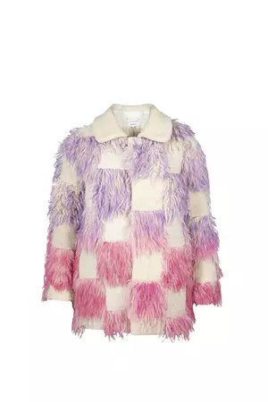 Pink Checker Coat – Lirika Matoshi
