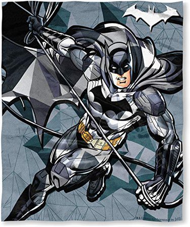DC Comics Batman, Poly Batman HD Silk Touch Throw Blanket, 50" x 60", Multi Color: Amazon.ca: Home & Kitchen