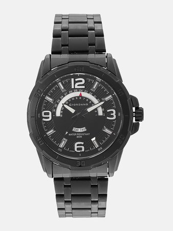 Buy GIORDANO Men Black Analogue Watch F1098 22 - Watches for Men 8598909 | Myntra