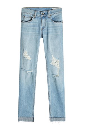 Dre Capri Distressed Jeans Gr. 30