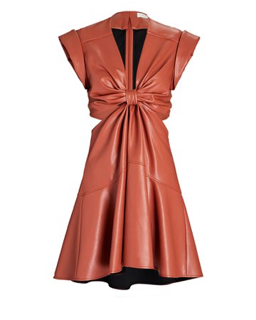 A.L.C. Lexi Vegan Leather Mini Dress | INTERMIX®