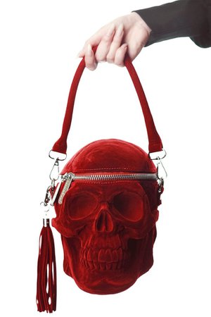 Grave Digger Skull Handbag [BLOOD] - Shop Now | KILLSTAR.com | KILLSTAR - US Store
