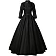 Amazon.com: Re-Lady Gothic Victorian Dresses for Women Civil War Costumes Queen Ball Gown Masquerade Dress M Black : Clothing, Shoes & Jewelry