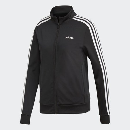 Women's 3 Stripe Black and White Track Jacket | adidas US