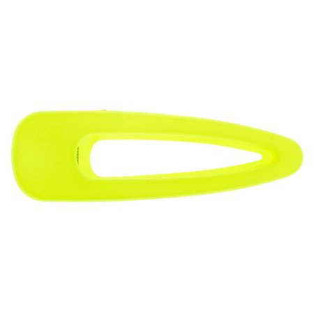 Neon Yellow Large Snap Hair Clip - Claire's US