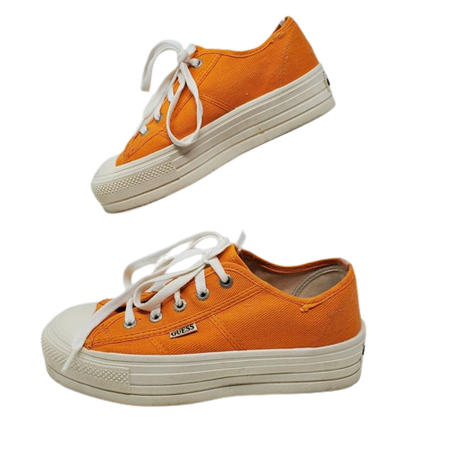 Orange Guess Sneakers