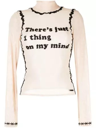 House Of Sunny Just One Thing On My Mind Top - Farfetch