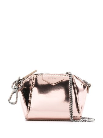 Givenchy Antigona metallic-effect crossbody bag pink BB60D7B10N - Farfetch