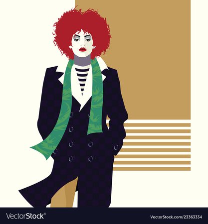 Fashion woman in style pop art Royalty Free Vector Image