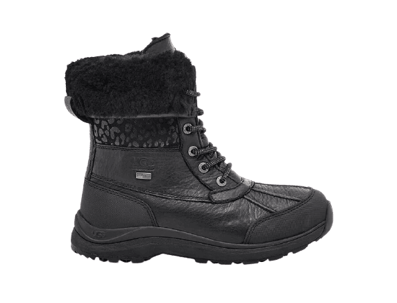 UGG Adirondack III Snow Leopard Faux-Fur Boots