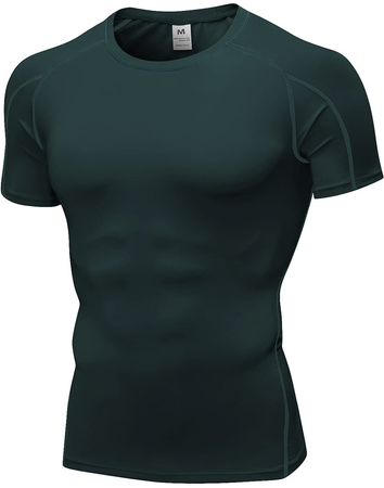 Forest green compression shirt