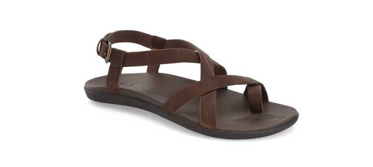 dark brown sandal