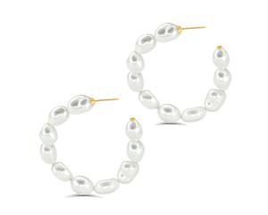 'Not Your Mother's Pearls' Hoop Earrings – FAX Jewelry