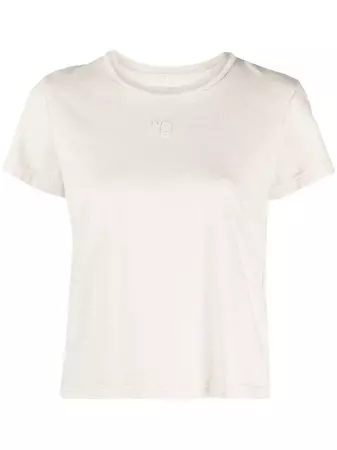 Alexander Wang logo-appliqué Cotton T-shirt - Farfetch