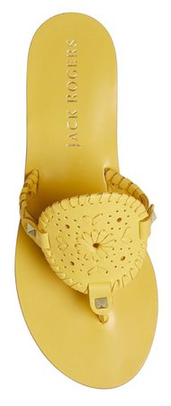 Yellow sandals Jack Rogers