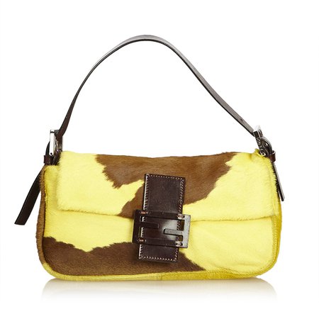 fendi-brown-leather-cow-print-ponyhair-mamma-baguette-handbags.jpg (1600×1600)