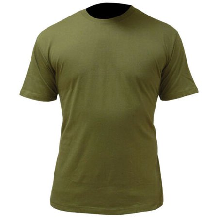 Military Cotton T-Shirt Army Cadet Olive Green Tee British OG Combat Top S-XXL | eBay