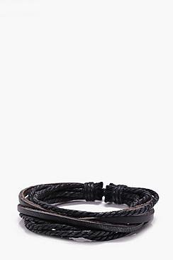 PU Rope Bracelet Multipack