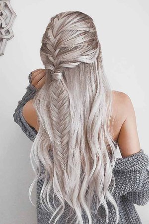 winter hairstyles for long hair - Google Search