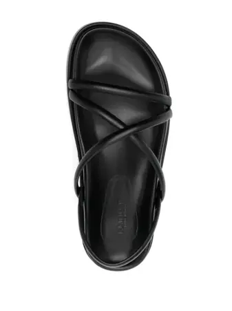 P.A.R.O.S.H. Slingback Leather Sandals - Farfetch