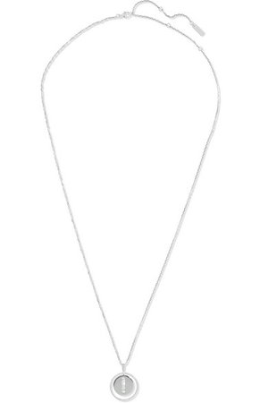 Messika | Lucky Move 18-karat white gold diamond necklace | NET-A-PORTER.COM