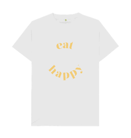Eat Happy T-shirt | Madeleine Olivia Clothing