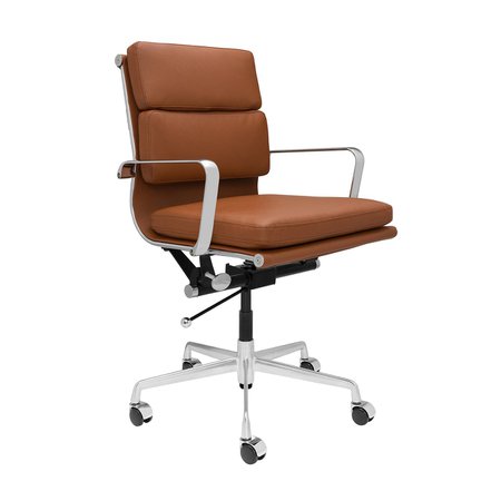 SOHO Soft Pad Management Chair (Brown) – Laura Furniture