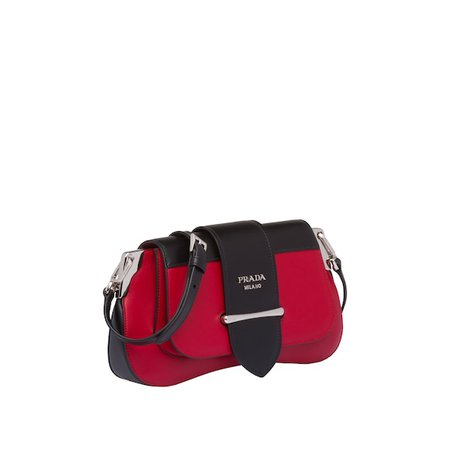 Prada Sidonie leather shoulder bag (Red) | Prada
