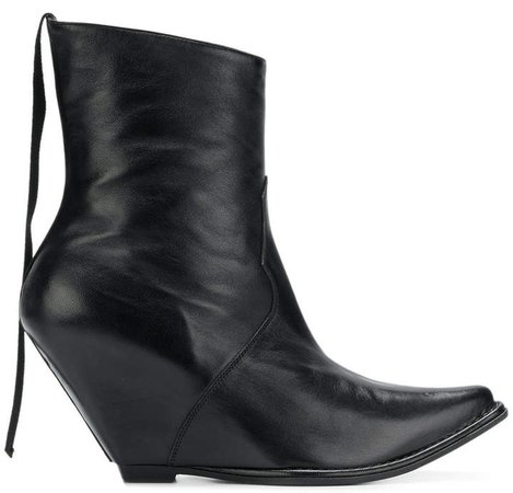 Unravel Project western ankle boots