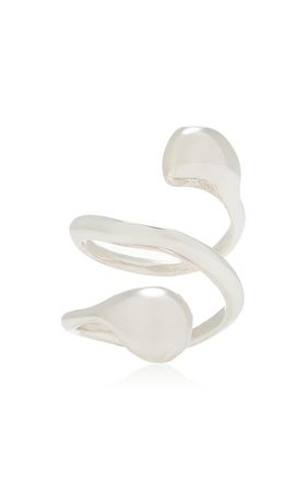 Dual Flora Sterling Silver Ring By Agmes | Moda Operandi