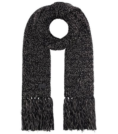 Wool-blend scarf