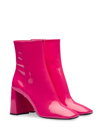 Prada Square-Toe Boots | Farfetch.com