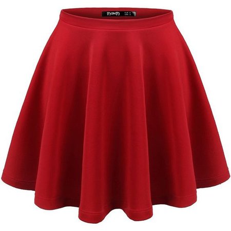 Red Flare Skirt