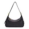 Amazon.com: Genuine Leather Shoulder Handbags For Women Medium Tote Purse With Adjustable Straps (Black) : Clothing, Shoes & Jewelry