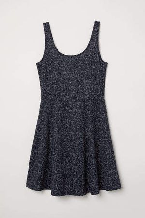 Sleeveless Jersey Dress - Blue